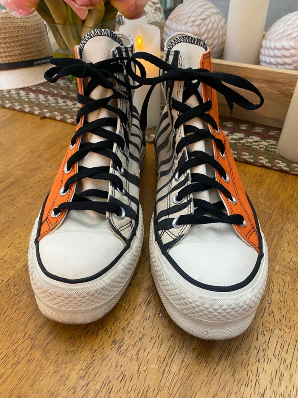 Cool Converse  "Twisted Summer - Zebra Print